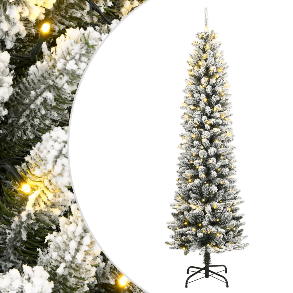 Vidaxx künstlicher Weihnachtsbaum mit 300 LEDs und Schnee 210 cm