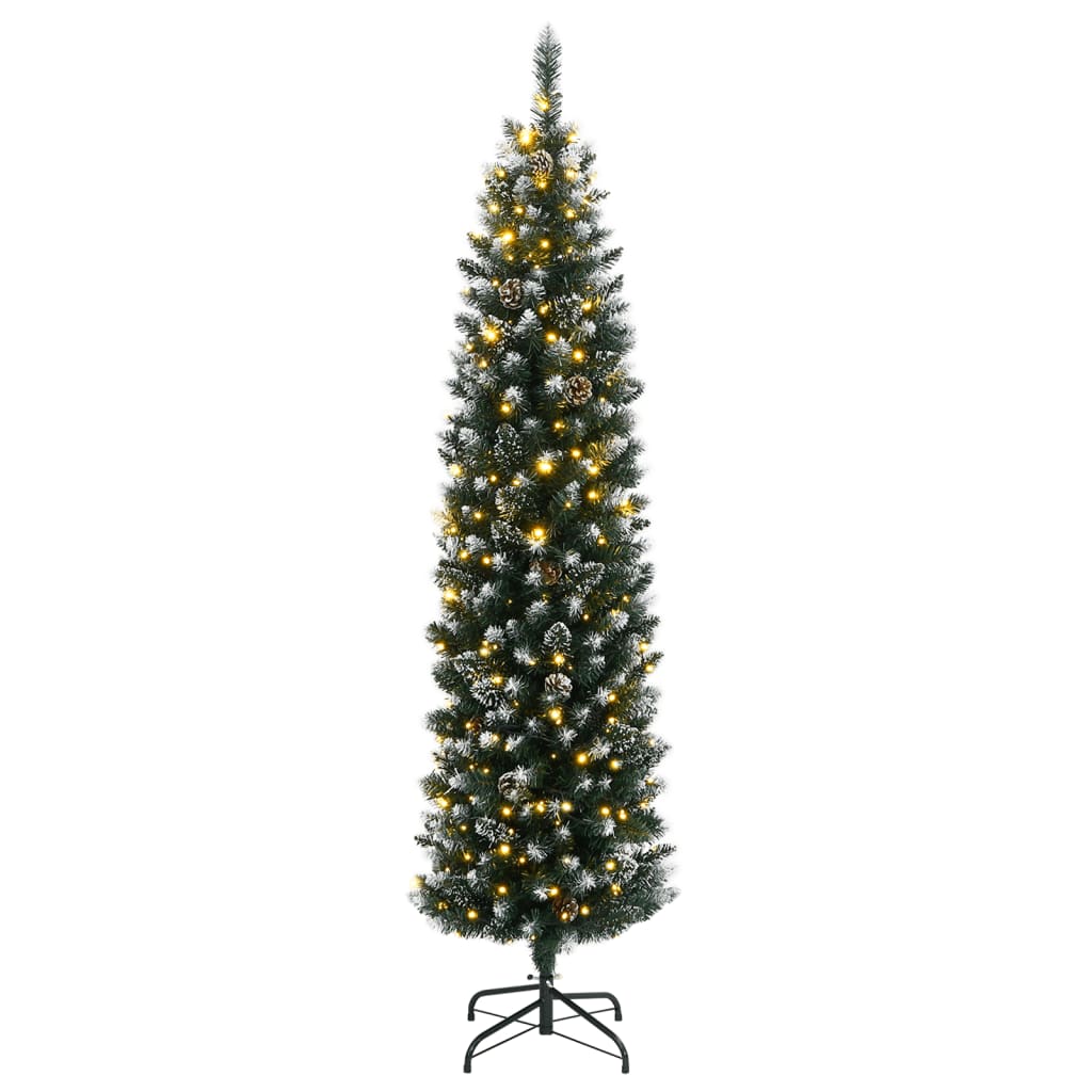 Vidaxx künstlicher Weihnachtsbaum schmal mit 150 LEDs 120 cm