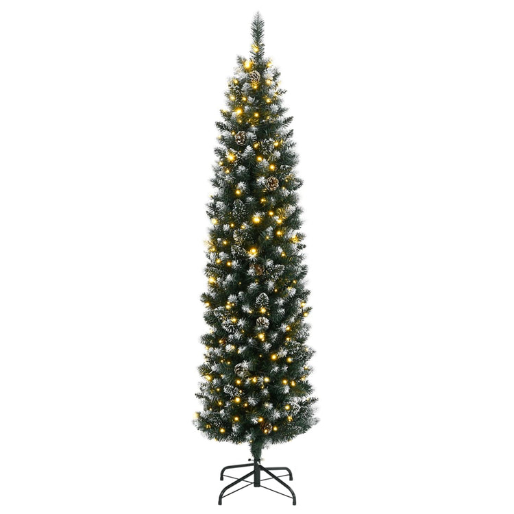 Vidaxx künstlicher Weihnachtsbaum schmal mit 150 LEDs 120 cm