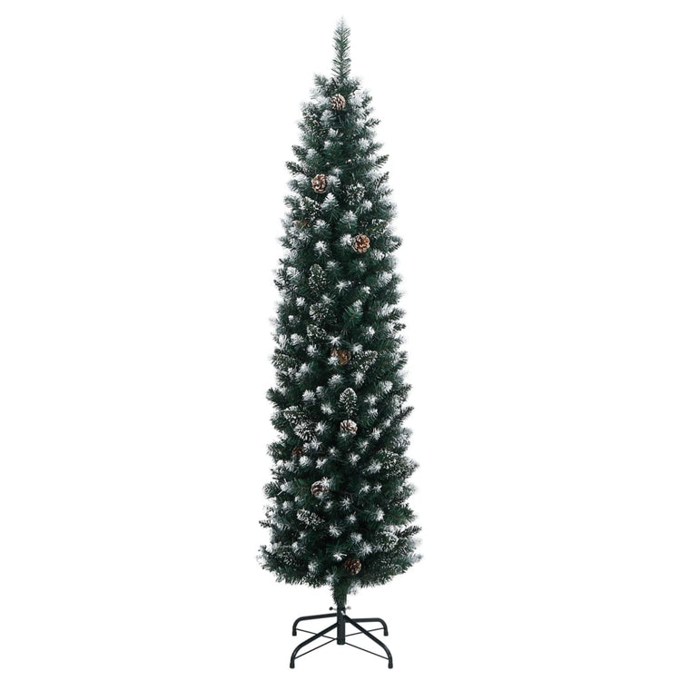 Vidaxx künstlicher Weihnachtsbaum schmal mit 150 LEDs 150 cm