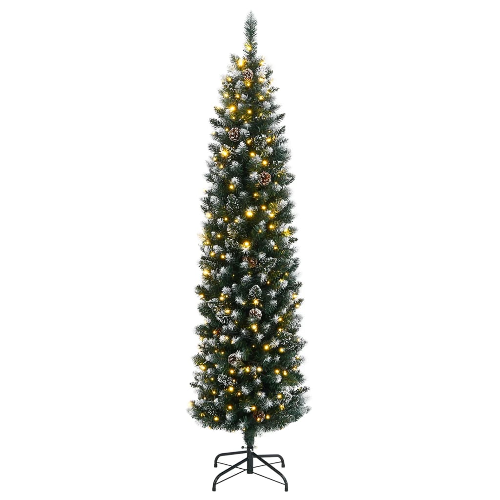 Vidaxx künstlicher Weihnachtsbaum schmal mit 150 LEDs 150 cm