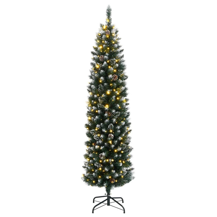 Vidaxx künstlicher Weihnachtsbaum schmal mit 150 LEDs 150 cm