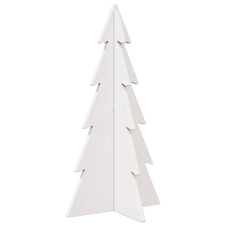 Vidaxl Weihnachtsdekoration Weihnachtsbaum 59,5 cm Festkiefer weiß