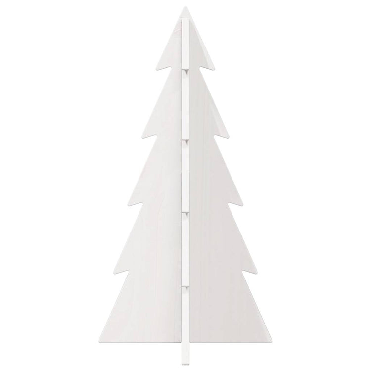 Vidaxl Weihnachtsdekoration Weihnachtsbaum 59,5 cm Festkiefer weiß