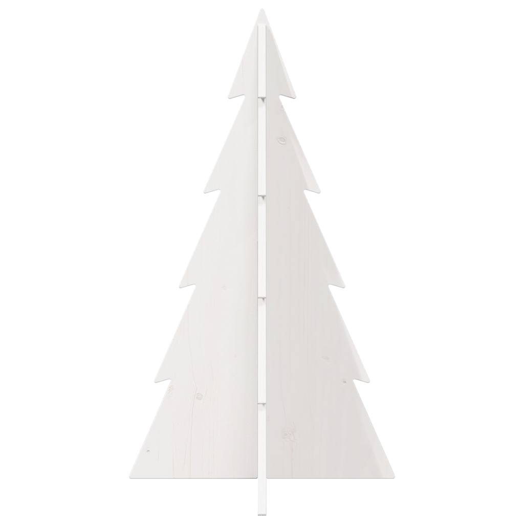 Vidaxl Weihnachtsdekoration Weihnachtsbaum 80 cm Festkiefer weiß
