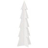 Vidaxl Weihnachtsdekoration Weihnachtsbaum 112 cm Festkiefer weiß