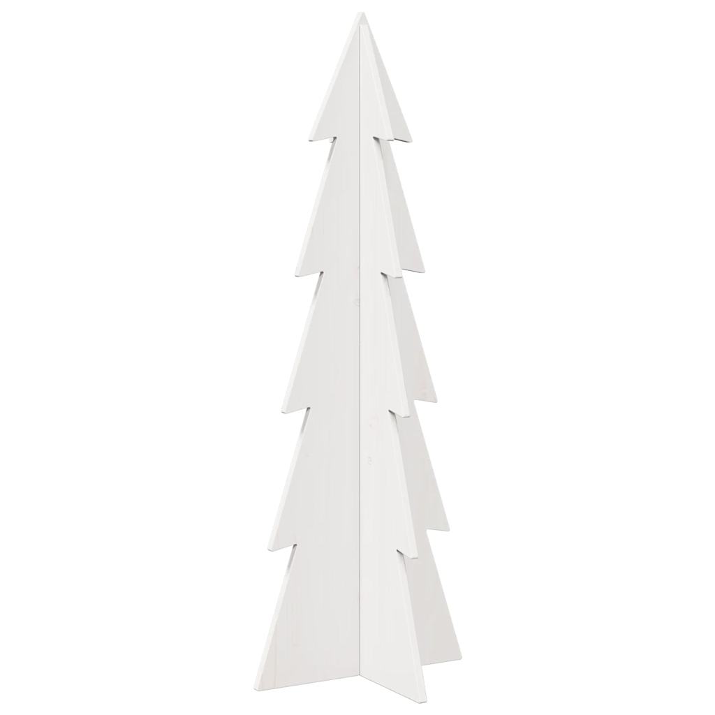 Vidaxl Weihnachtsdekoration Weihnachtsbaum 112 cm Festkiefer weiß