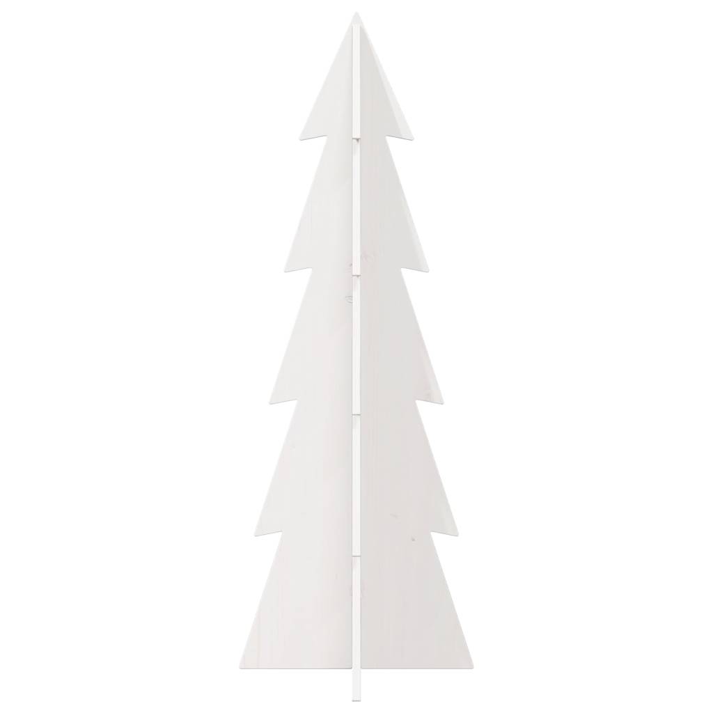 Vidaxl Weihnachtsdekoration Weihnachtsbaum 112 cm Festkiefer weiß