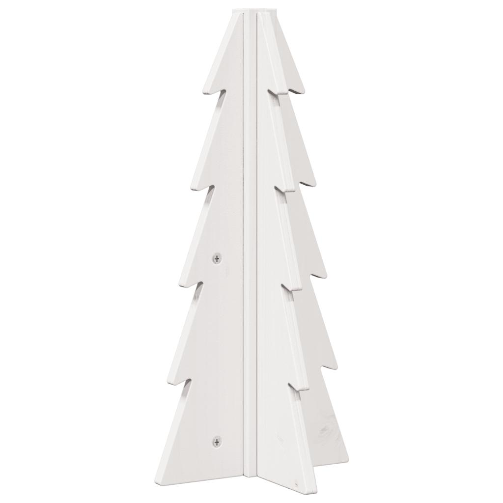 Vidaxl Weihnachtsdekoration Weihnachtsbaum 49 cm Festkiefer weiß