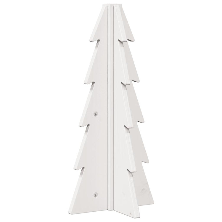 Vidaxl Weihnachtsdekoration Weihnachtsbaum 49 cm Festkiefer weiß