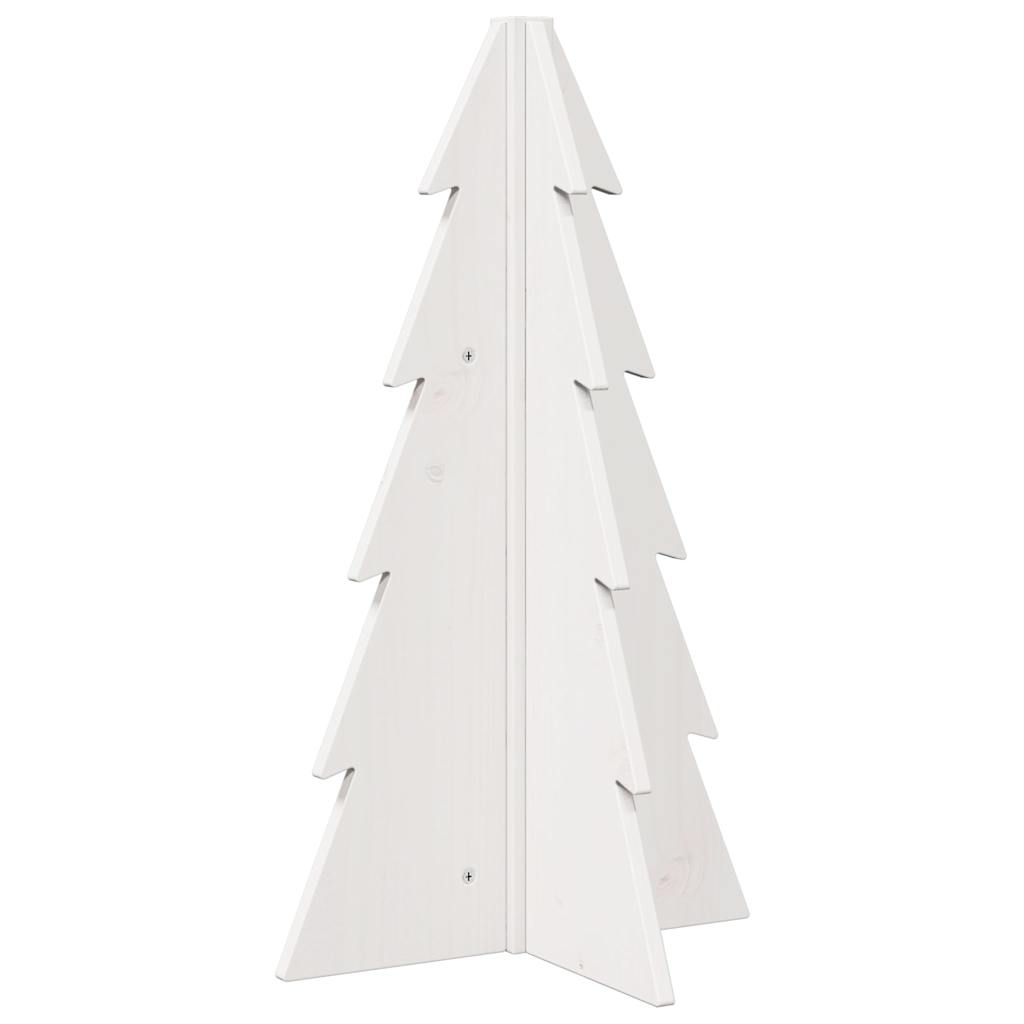 Vidaxl Weihnachtsdekoration Weihnachtsbaum 69,5 cm Festkiefer weiß