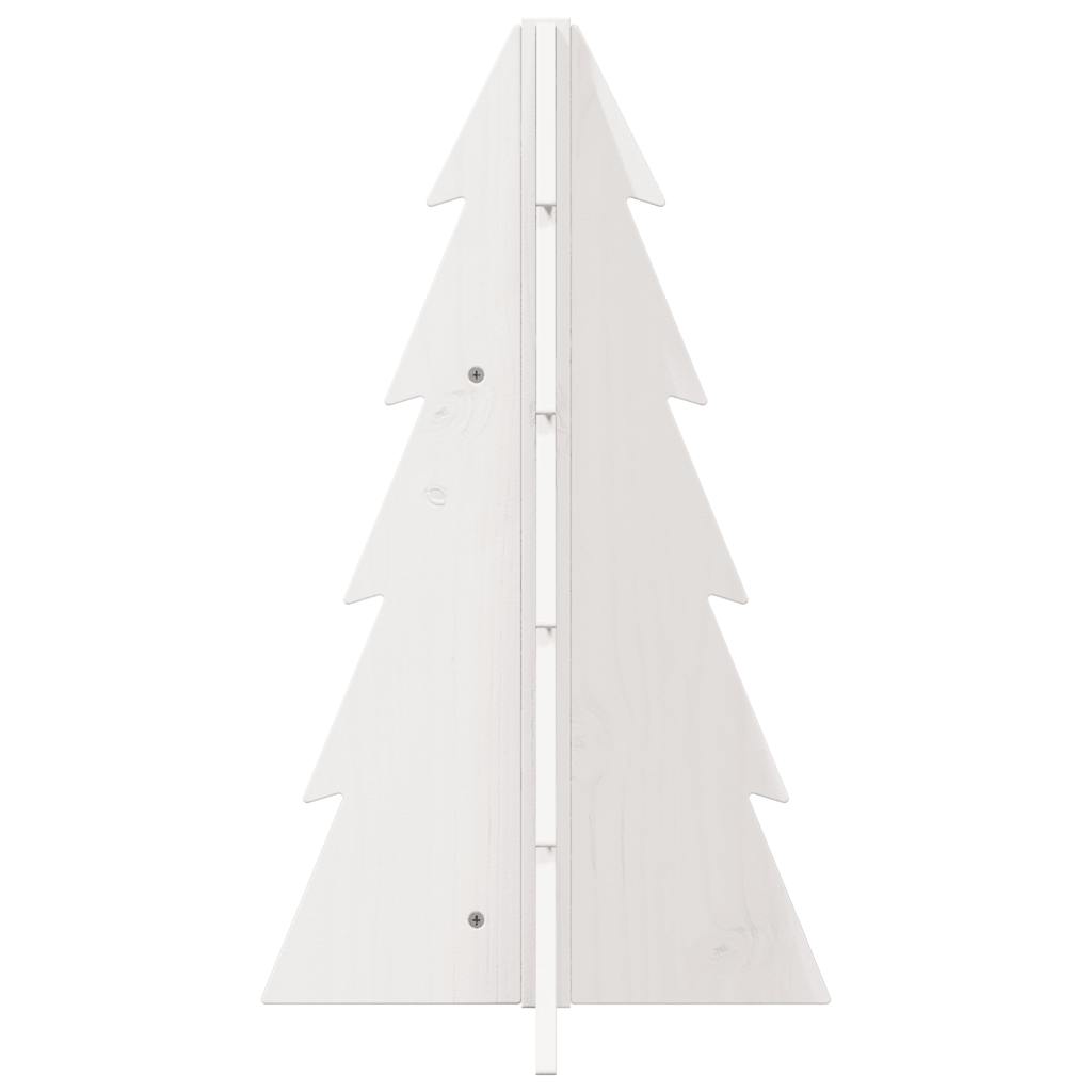 Vidaxl Weihnachtsdekoration Weihnachtsbaum 69,5 cm Festkiefer weiß