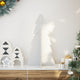 Vidaxl Weihnachtsdekoration Weihnachtsbaum 69,5 cm Festkiefer weiß