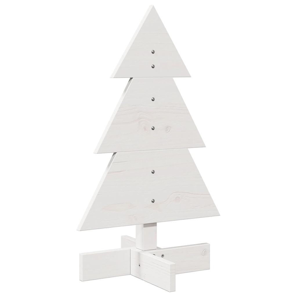 Vidaxl Weihnachtsdekoration Weihnachtsbaum 60 cm Festkiefer weiß