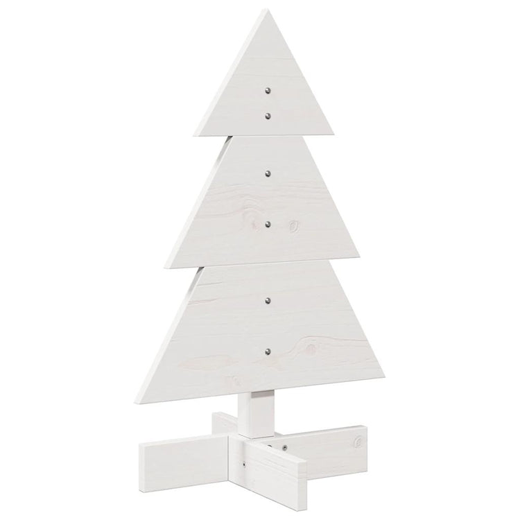 Vidaxl Weihnachtsdekoration Weihnachtsbaum 60 cm Festkiefer weiß