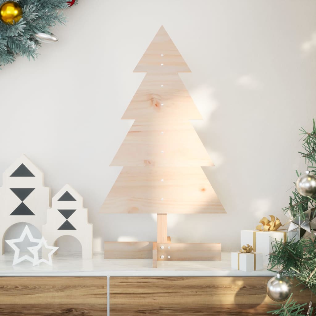 Vidaxl Weihnachtsdekoration Weihnachtsbaum 80 cm Festkiefer
