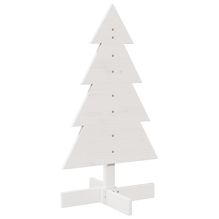 Vidaxl Weihnachtsdekoration Weihnachtsbaum 80 cm Festkiefer weiß