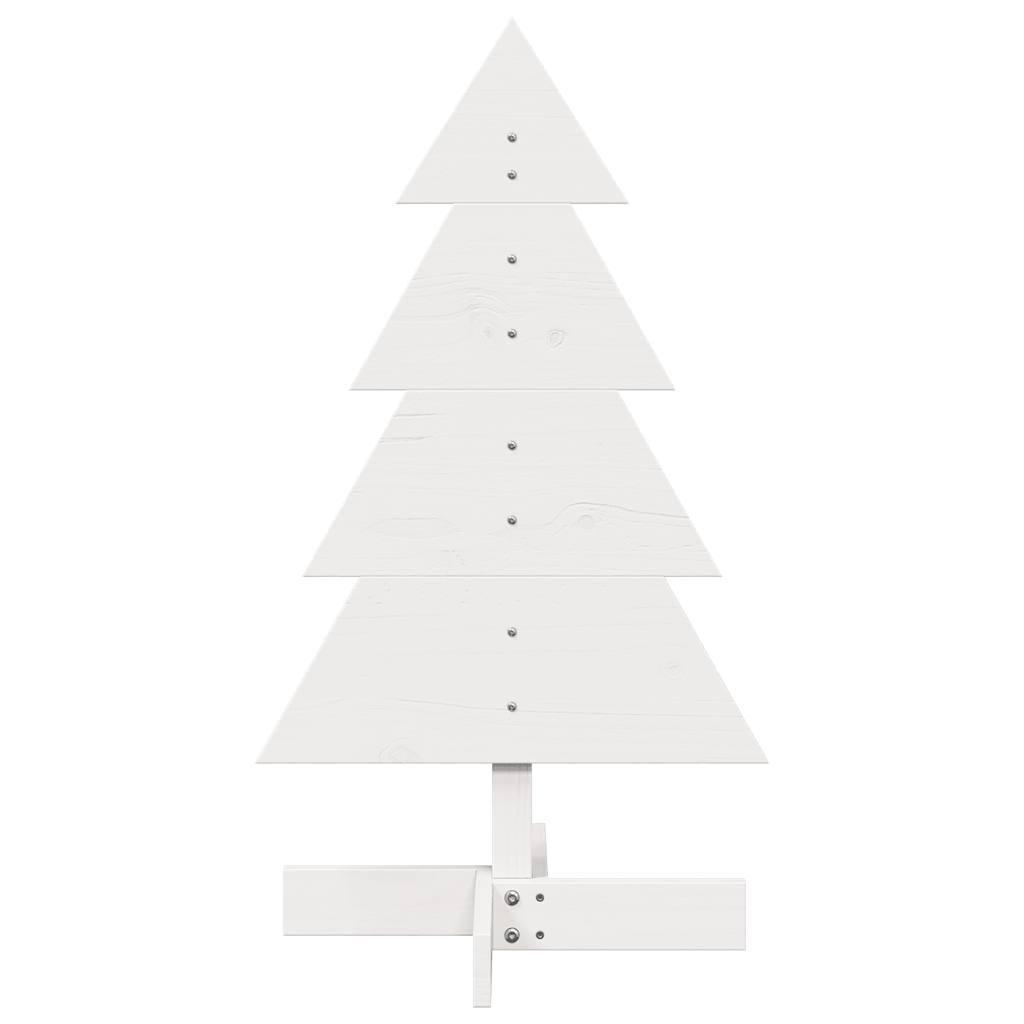 Vidaxl Weihnachtsdekoration Weihnachtsbaum 80 cm Festkiefer weiß
