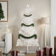Vidaxl Weihnachtsdekoration Weihnachtsbaum 150 cm Festkiefer weiß