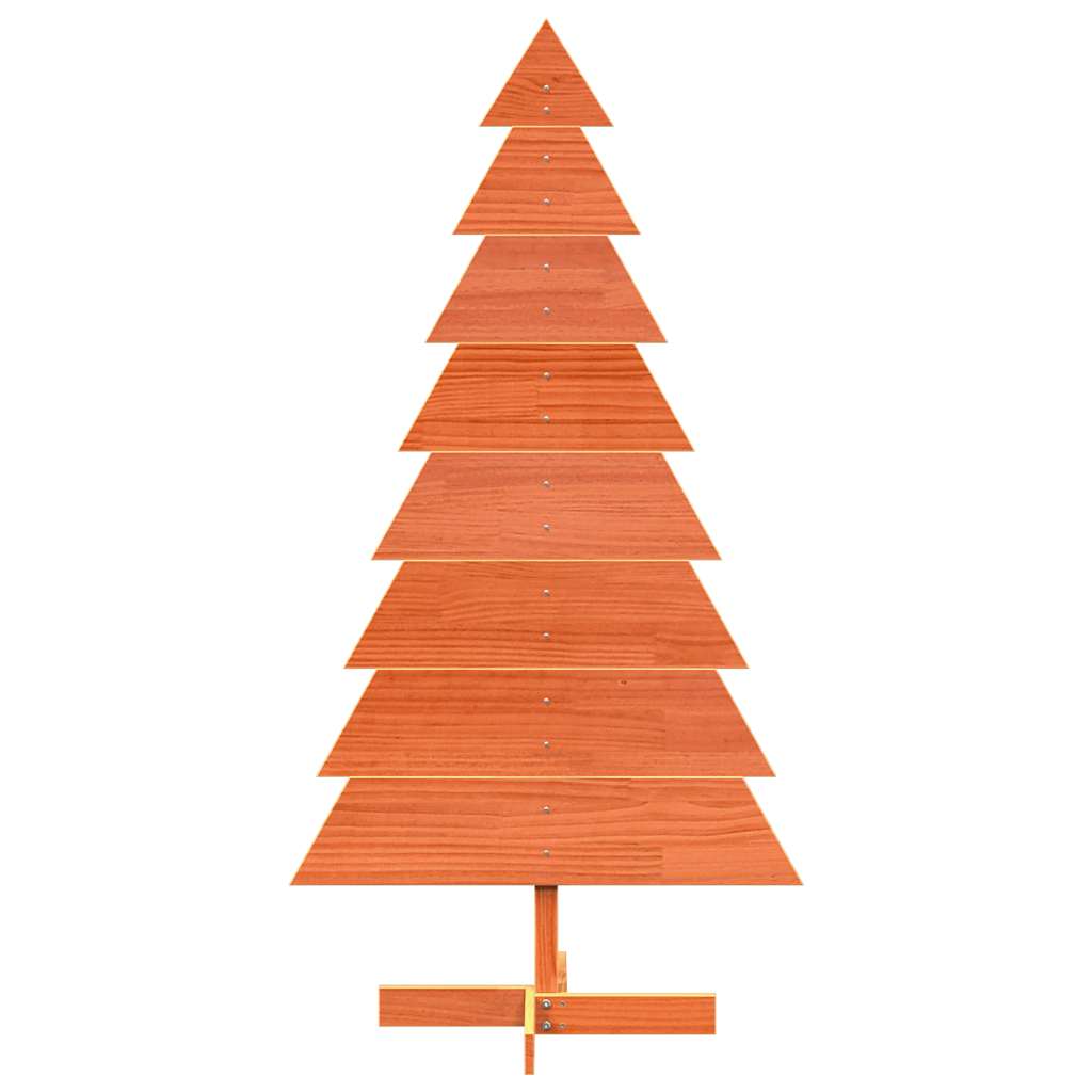 VIDAXL Weihnachtsdekoration Weihnachtsbaum 150 cm Festes Kiefernwaschenbraun