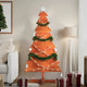VIDAXL Weihnachtsdekoration Weihnachtsbaum 150 cm Festes Kiefernwaschenbraun