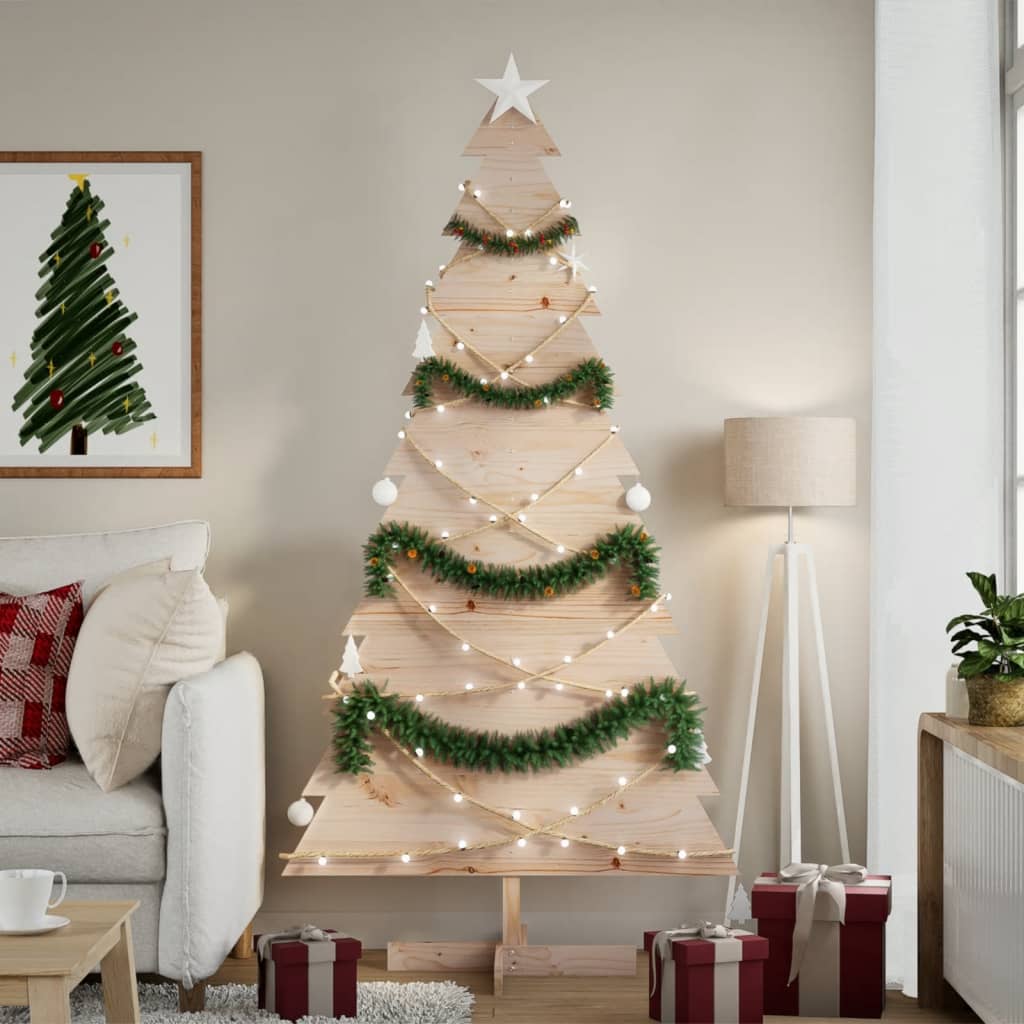 Vidaxl Weihnachtsdekoration Weihnachtsbaum 180 cm Festkiefer