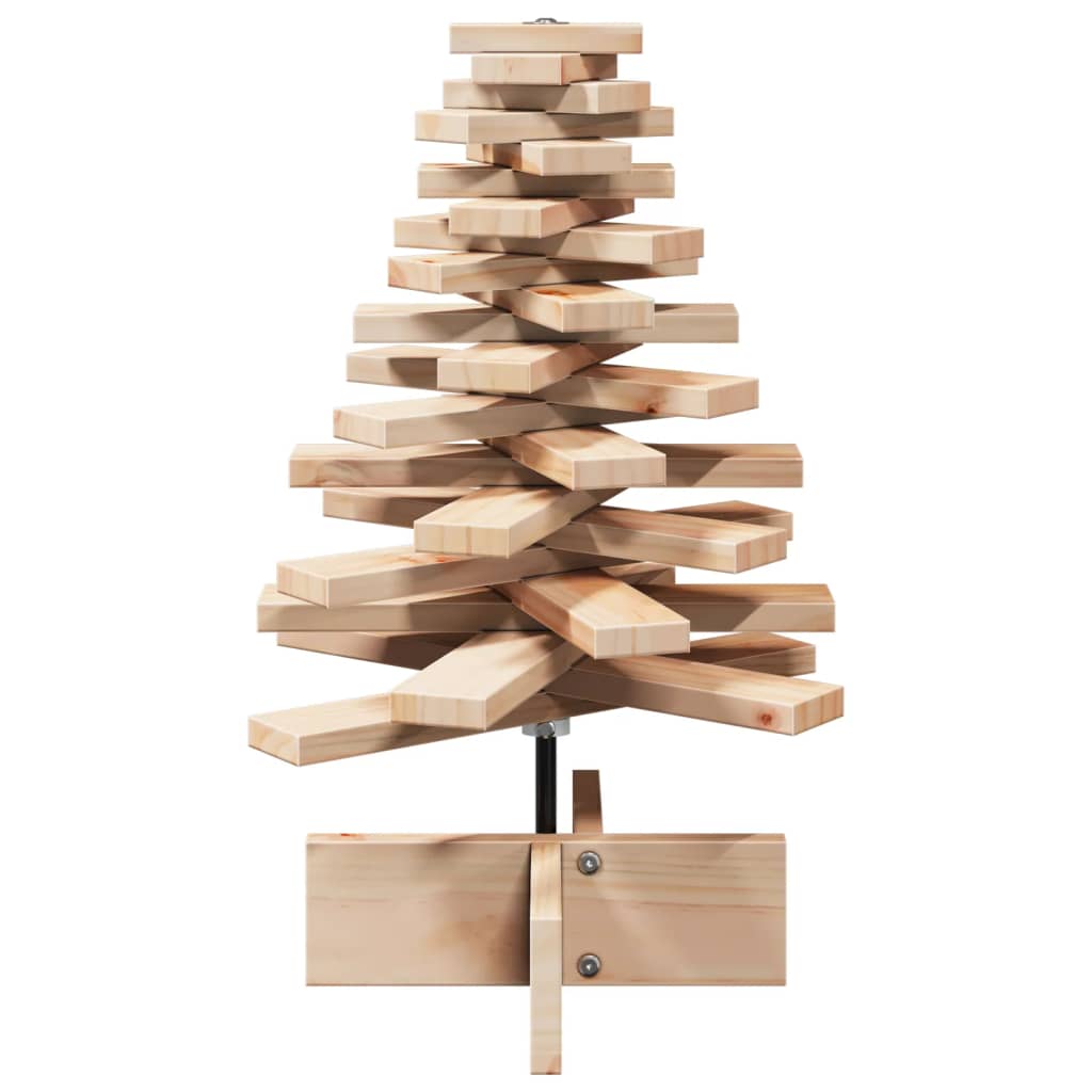 VidaXL Weihnachtsdekoration Weihnachtsbaum 60 cm massives Kiefernholz