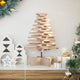 VidaXL Weihnachtsdekoration Weihnachtsbaum 60 cm massives Kiefernholz