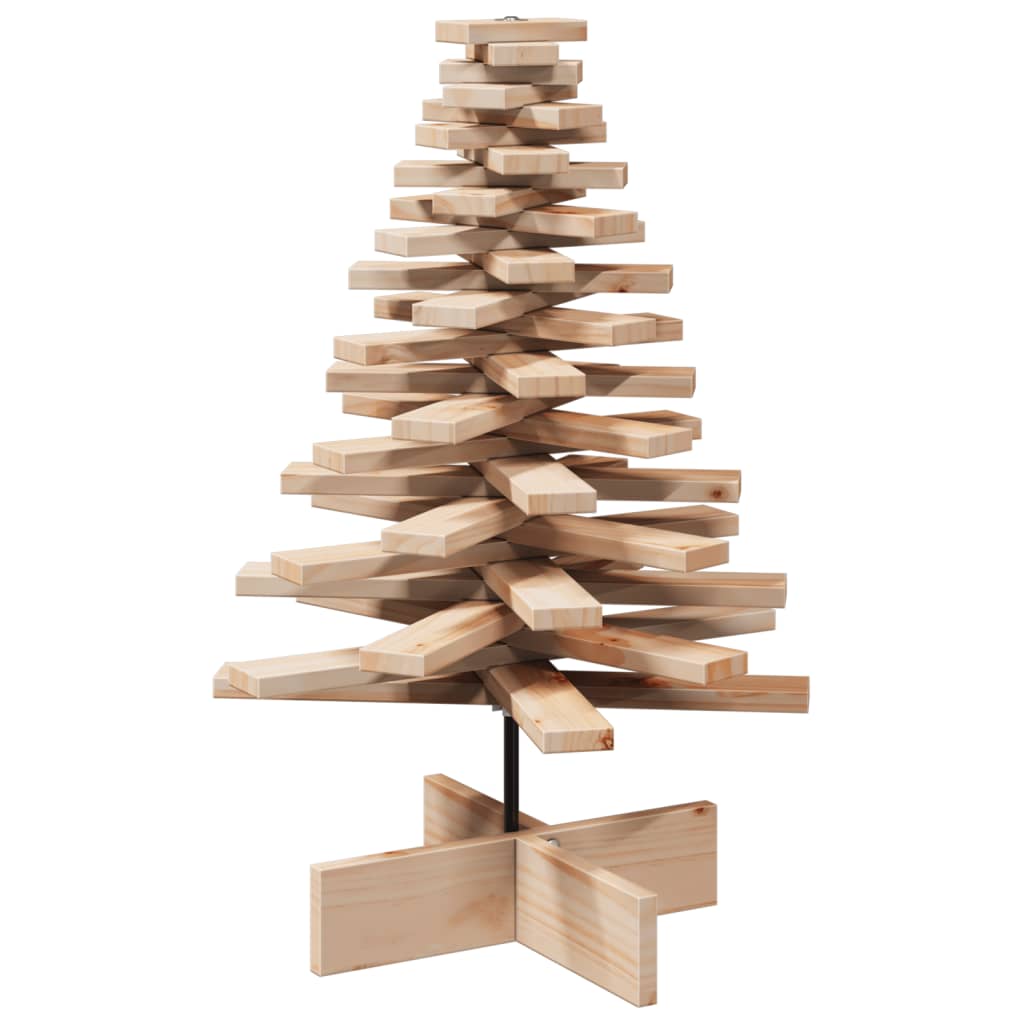 Vidaxx Weihnachtsdekoration Weihnachtsbaum 80 cm aus massivem Kiefernholz