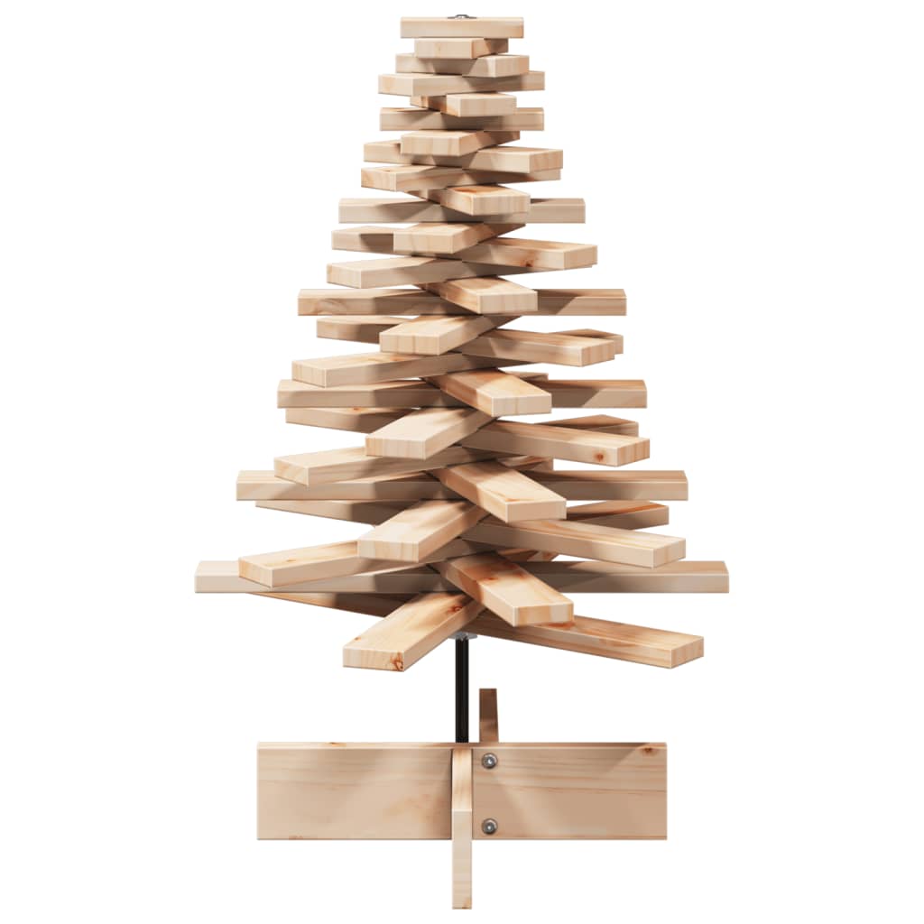 Vidaxx Weihnachtsdekoration Weihnachtsbaum 80 cm aus massivem Kiefernholz
