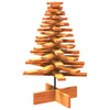 Vidaxl Weihnachtsdekoration Weihnachtsbaum 80 cm Festkiefer Wäsche braun
