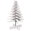Vidaxl Weihnachtsdekoration Weihnachtsbaum 100 cm Festkiefer weiß