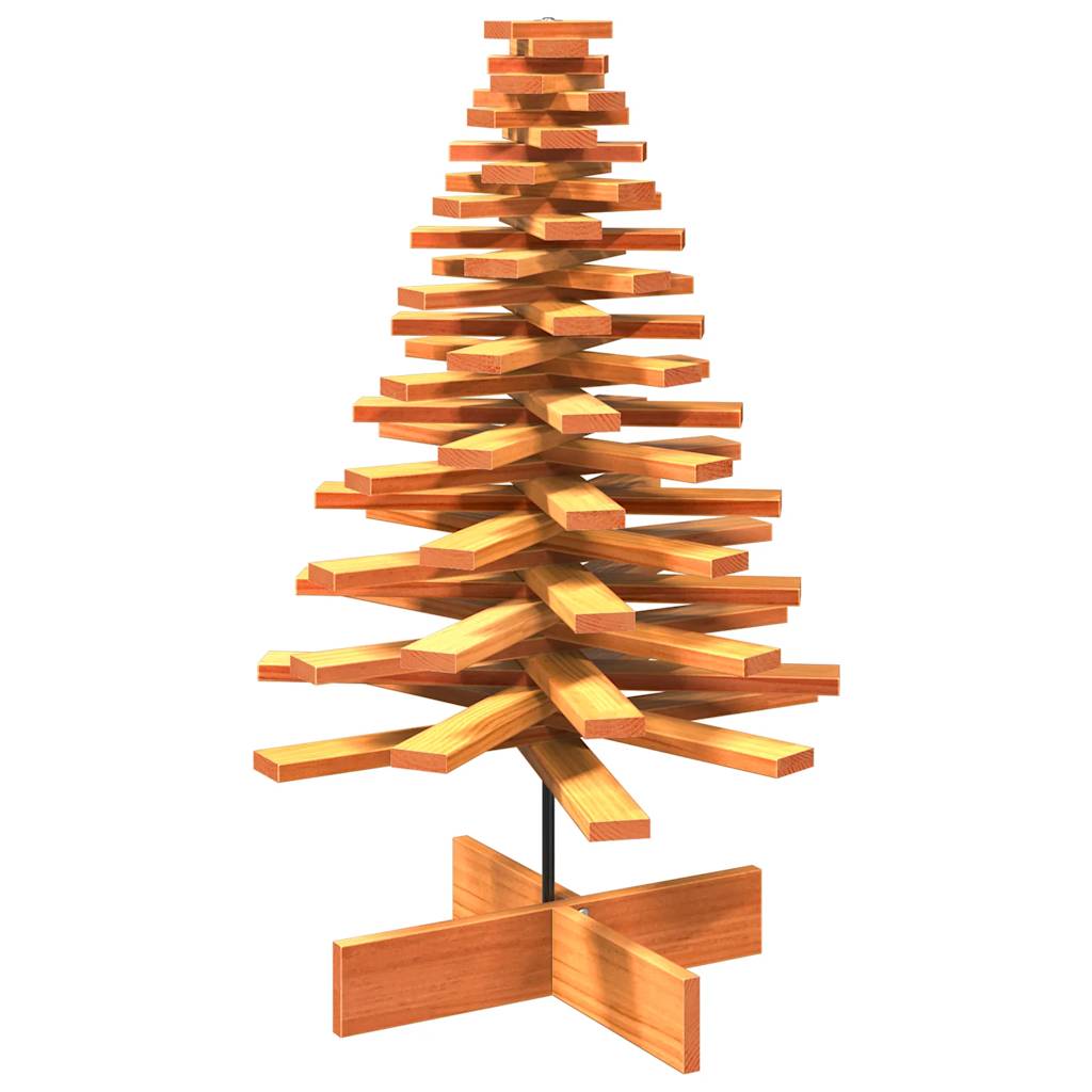 Vidaxx Weihnachtsdekoration Weihnachtsbaum 100 cm massives Kiefernholz, waschbraun