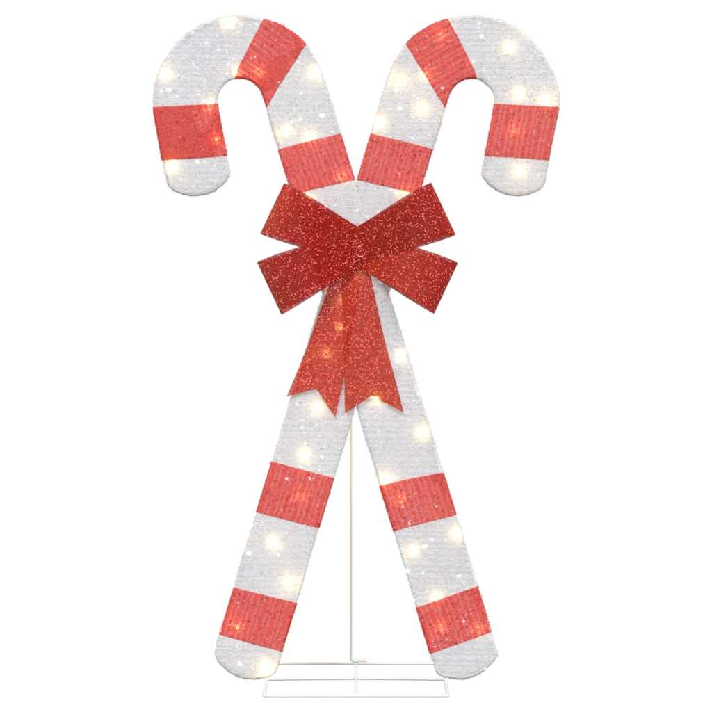 Vidaxl Weihnachtsdekoration Süßystick 50 LEDs warmes Weiß