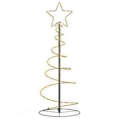 Vidaxl LED Weihnachtsbaum 80 LEDs warm weiß 120 cm