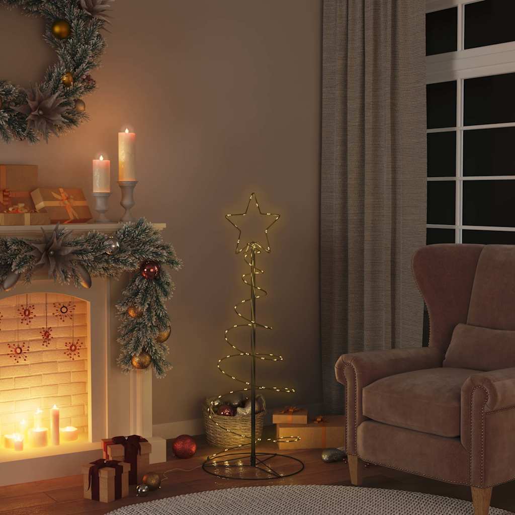 Vidaxl LED Weihnachtsbaum 80 LEDs warm weiß 120 cm