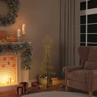Vidaxl LED Weihnachtsbaum 80 LEDs warm weiß 120 cm