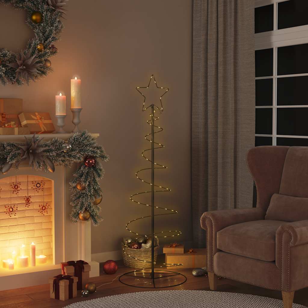 Vidaxl LED Weihnachtsbaum 100 LEDs warmes Weiß 150 cm