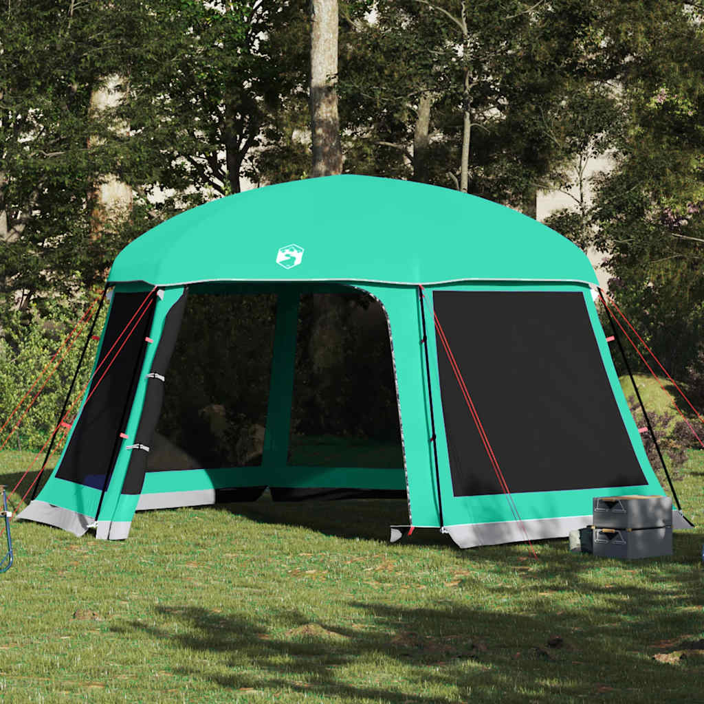 Vidaxx Schwimmbadzelt abnehmbare Outdoor-Mesh-Wände 512x458 cm meergrün