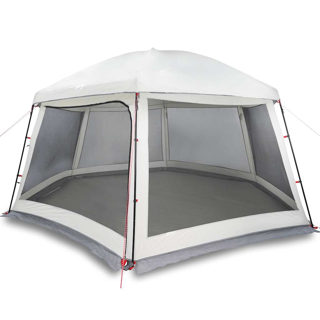Vidaxx Schwimmbadzelt mit abnehmbaren Outdoor-Mesh-Wänden 512x458 cm grau