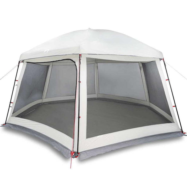 Vidaxx Schwimmbadzelt mit abnehmbaren Outdoor-Mesh-Wänden 512x458 cm grau