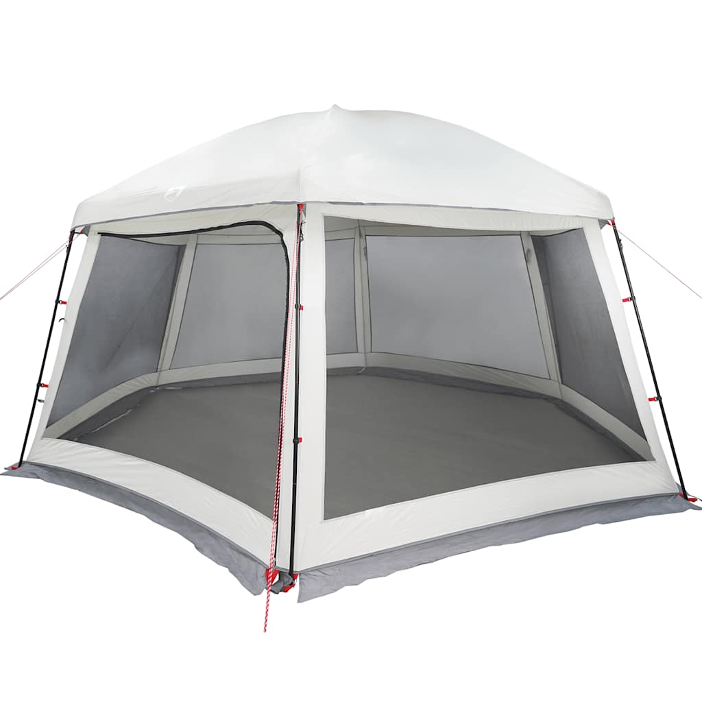 Vidaxx Schwimmbadzelt mit abnehmbaren Outdoor-Mesh-Wänden 512x458 cm grau