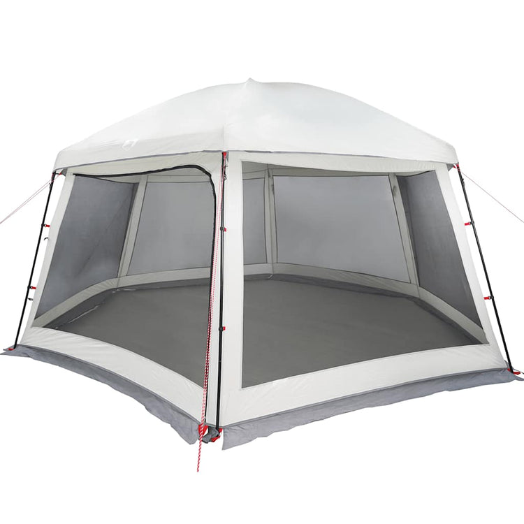 Vidaxx Schwimmbadzelt mit abnehmbaren Outdoor-Mesh-Wänden 512x458 cm grau
