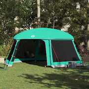 Vidaxx Schwimmbadzelt abnehmbare Outdoor-Mesh-Wände 618x532 cm meeresgrün - afbeelding 1