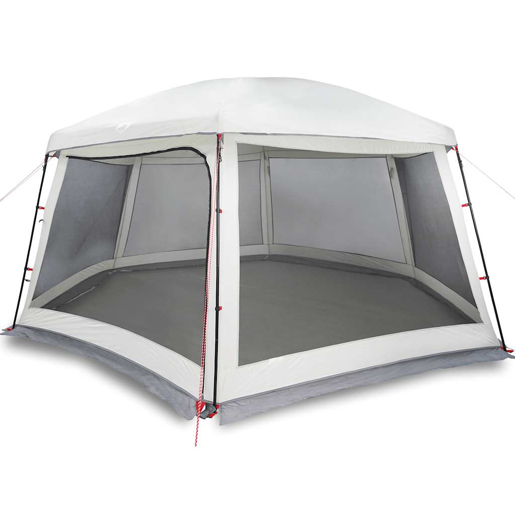 Vidaxx Schwimmbadzelt mit abnehmbaren Outdoor-Mesh-Wänden 618x532 cm grau