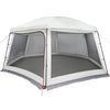 Vidaxx Schwimmbadzelt mit abnehmbaren Outdoor-Mesh-Wänden 618x532 cm grau