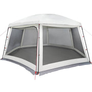 Vidaxx Schwimmbadzelt mit abnehmbaren Outdoor-Mesh-Wänden 618x532 cm grau - afbeelding 3