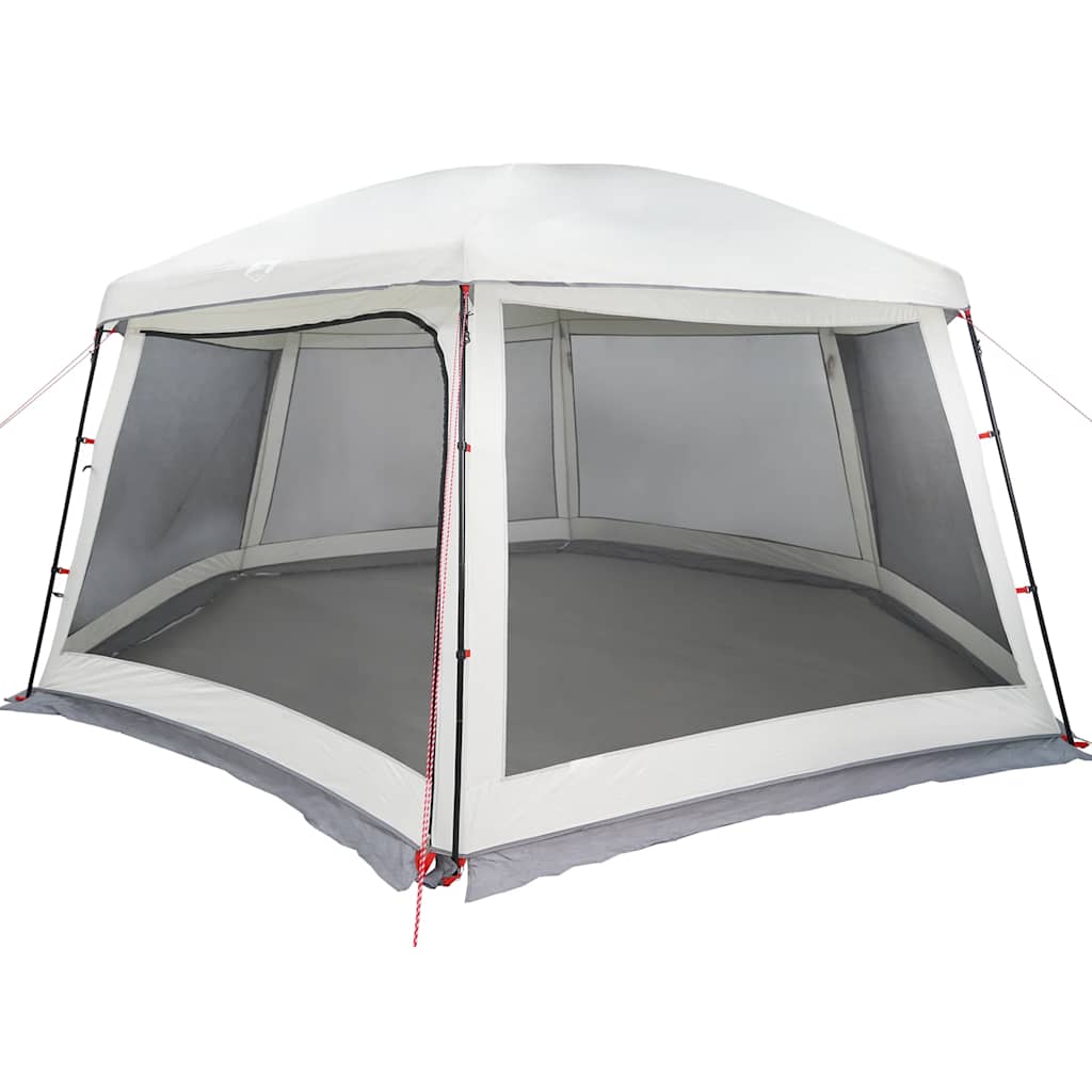 Vidaxx Schwimmbadzelt mit abnehmbaren Outdoor-Mesh-Wänden 618x532 cm grau