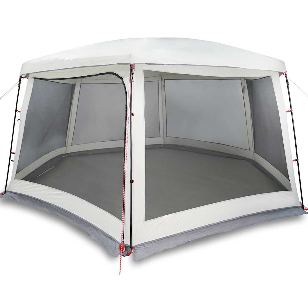 Vidaxx Schwimmbadzelt mit abnehmbaren Outdoor-Mesh-Wänden 670x590 cm grau