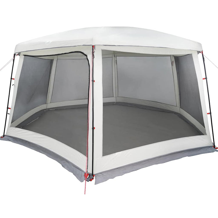 Vidaxx Schwimmbadzelt mit abnehmbaren Outdoor-Mesh-Wänden 670x590 cm grau